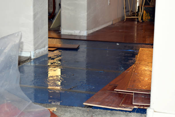Professional Water Damage Restoration technician working in Matagorda, TX